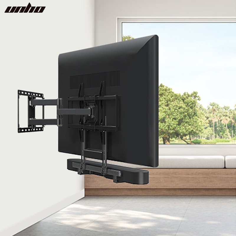 Solid Steel Soundbar Mount Adjustable Holders On TV Universal for Sony JBL Onkyo