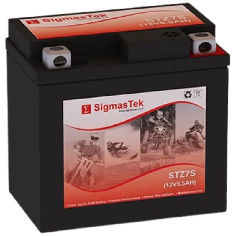 SigmasTek STZ7S Replacement Battery Compatible w/ BMW 1000CC S1000RR, 2014-2016