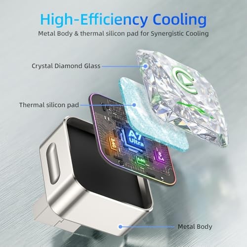 Wireless Apple CarPlay Adapter, 5.8G Quad-Core Chip No Latency, Silver gallery