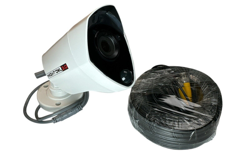 ✅ Night Owl 3.0 3MP HD Day Night Camera + BNC Cable CM-PTHD30W-BU-HIK OPEN BOX ✅ gallery