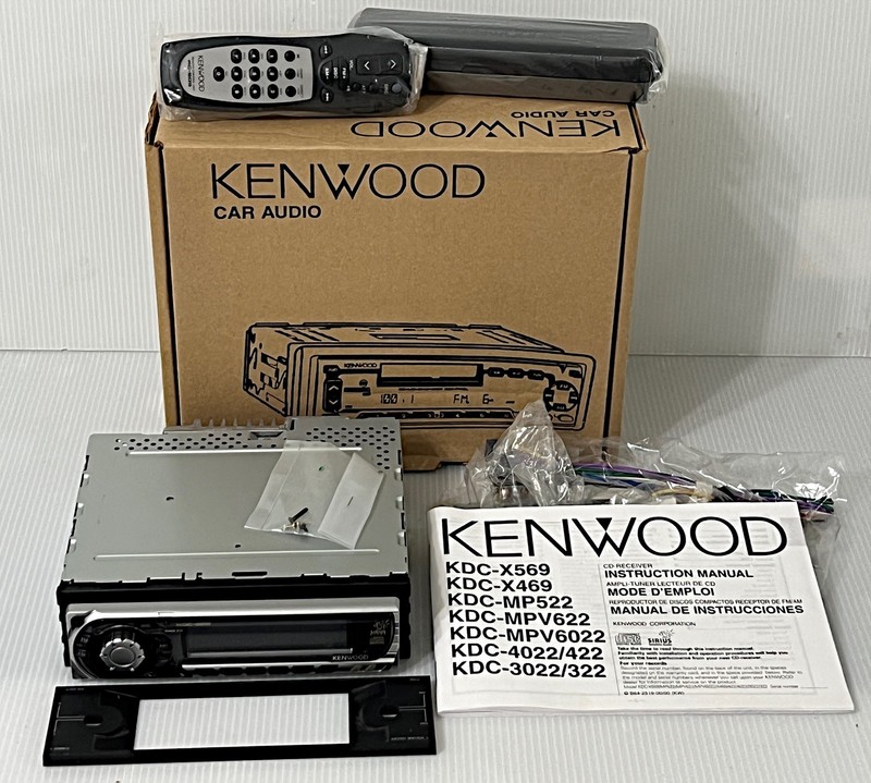 Kenwood KDC-322 CD Receiver Factory Reconditioned