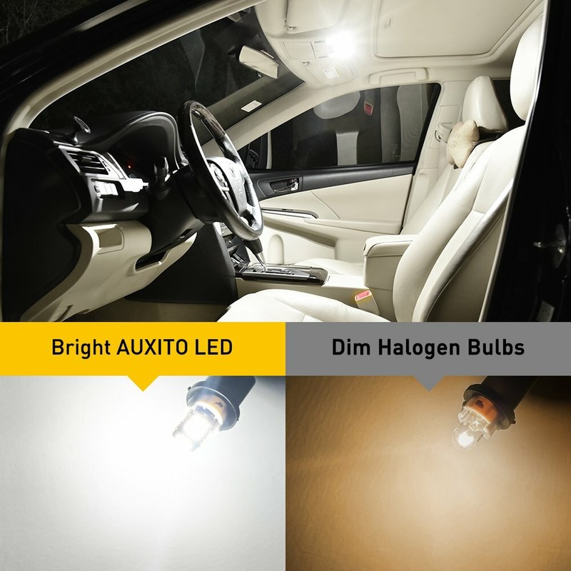 10X AUXITO 194 2825 T10 168 Interior License Plate LED Light Bulb Super Bright gallery