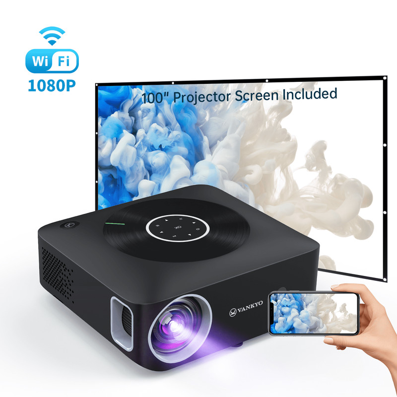 Vankyo E30WT 4K Projector 50000LMS 1080P HD 5G WiFi Video Home Theater HDMI, USB