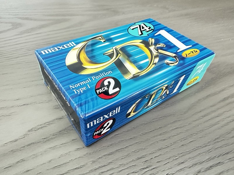 Mint Pack Of 2 New Sealed Maxell CD’s1 74 Audio Cassette Tapes