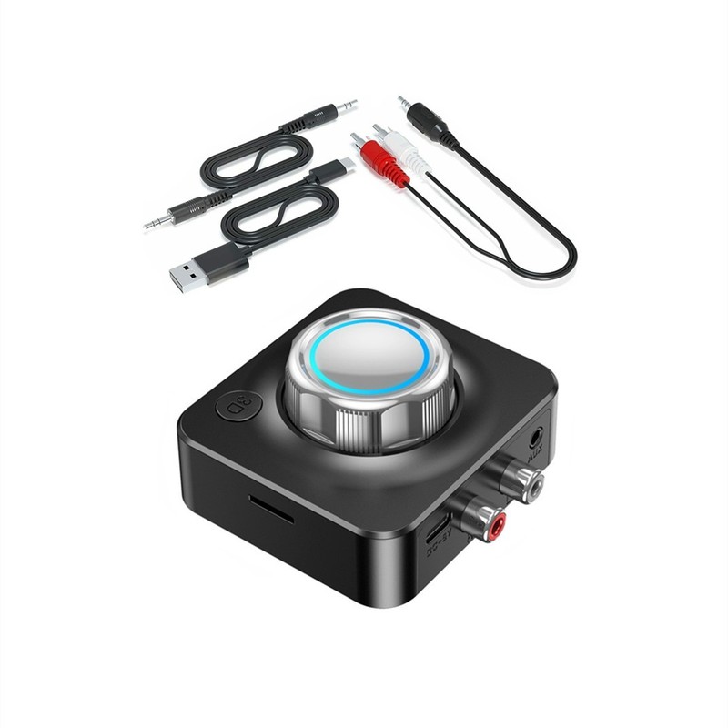 2-in-1 Wireless Bluetooth V5 Aux Audio Receiver Receiver TF Card Reader gallery