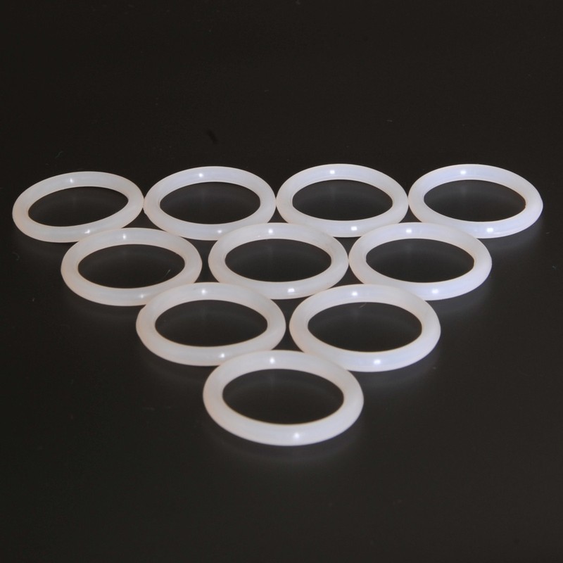 10pcs 28mm Vacuum Tubes Dampers Silicone O-Ring For EL34B 6V6 6SN7 6N8P 6P6P