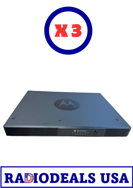 Motorola NEW SLR5500 VHF Base Station Only - MDR10JCGANQ1AN - 3 PC