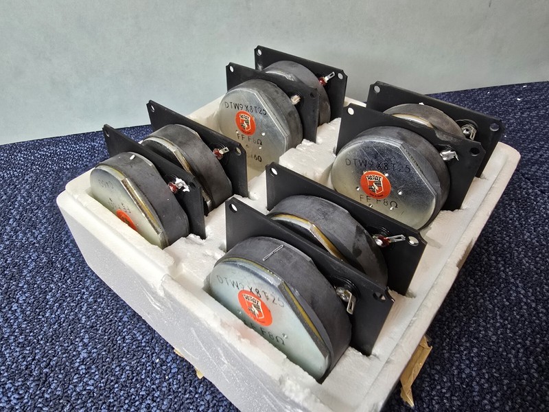 POLYDAX 1″ DOME TWEETER 8 Ohms | DTW9X8T25 | New Old Stock High End | Qty 8x
