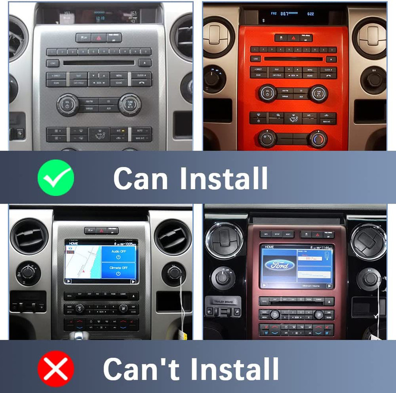 Android For Ford F150 2009-2014 Radio Dash Kit Car Stereo Apple Carplay GPS Wifi gallery