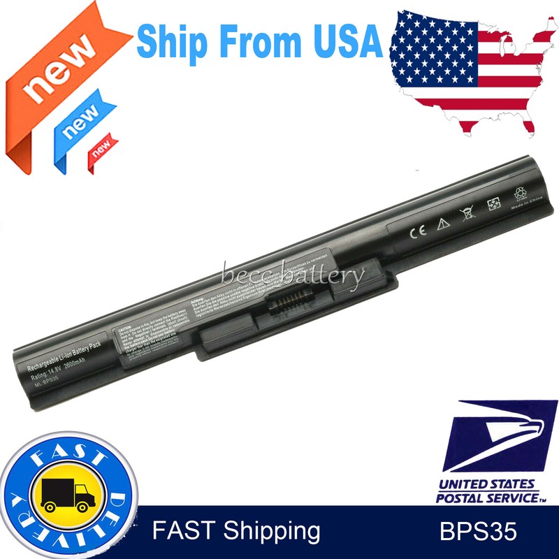 Battery For Sony Vaio 14E series SVF142C29L SVF14215CXB SVF14215SC SVF142A29L