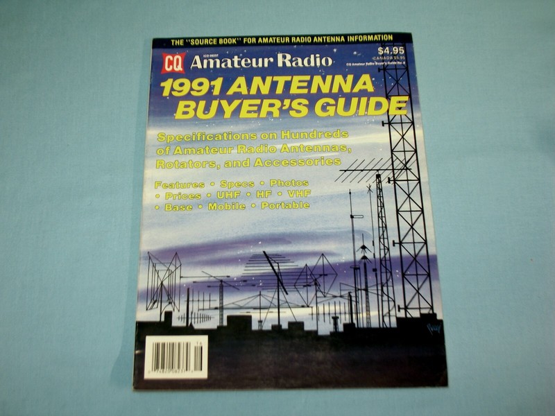 CQ ~ AMATEUR RADIO 1991 ANTANNA BUYER'S GUIDE ~ PUBLICATION ~ gallery