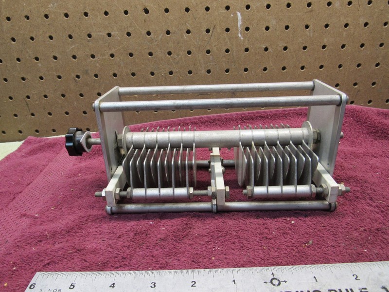 Vintage Johnson Air Variable Capacitor HAM Amplifier/Tuner 2x 20-70 pf +/- gallery