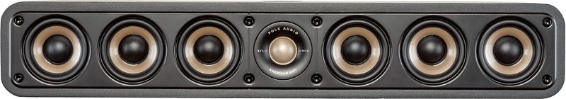 Polk Sig Elite ES35 black slim center channel speaker