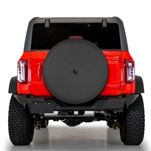 35 Inches Spare Tire Covers for 2021-2025 Ford Bronco Badlands, 35 Inch – Plain