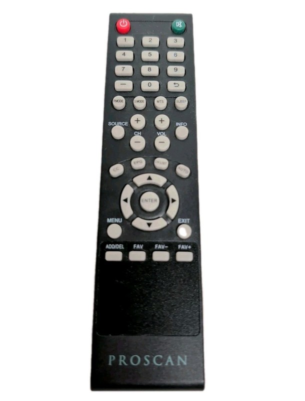 Proscan 4 PRO TV Remote Control PLDED3280A PLDED5068AC PLDED4897A PLDED4331A