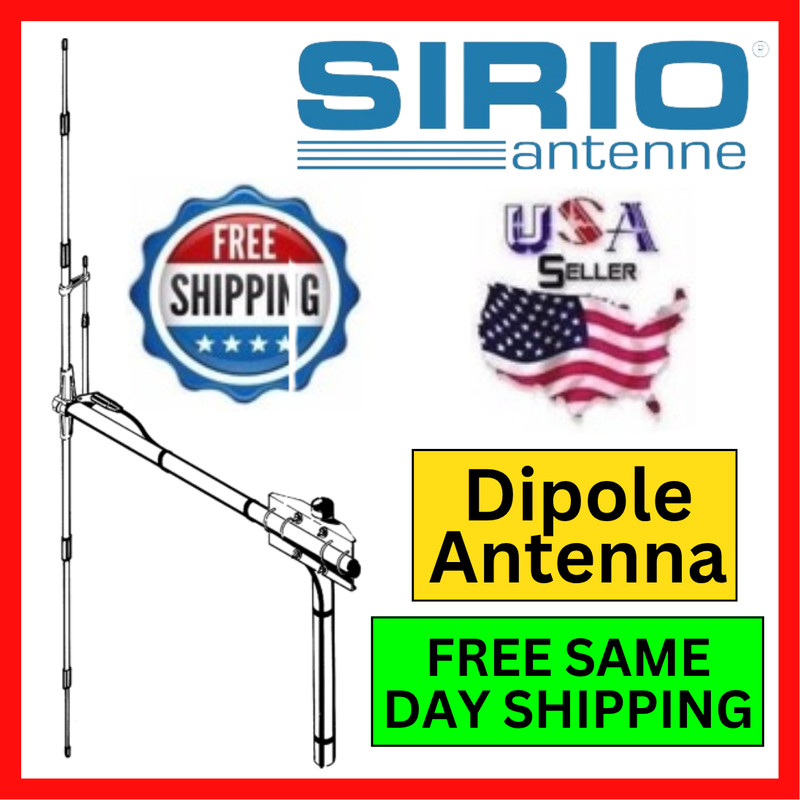 Sirio SD Dipole (26 – 30 MHz) 10M-HAM 3000W Base Station Antenna