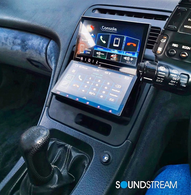 Soundstream DVD CD Player Dual Touch Screen Bluetooth GPS USB Android VRN-DD7HB