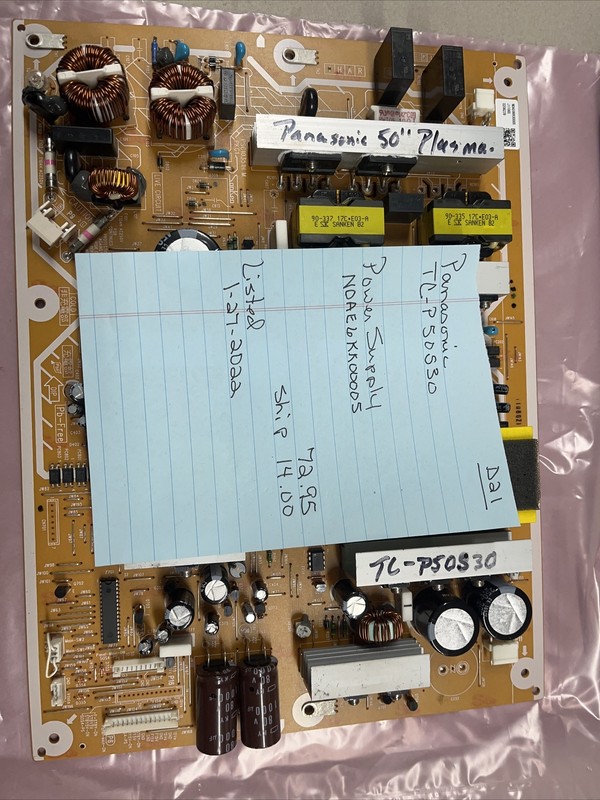 Panasonic TCP50S30 power supply N0AE6KK00005