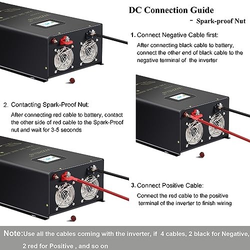 5000W-12000W Split Phase Pure Sine Wave Inverter 24V/48VDC to AC120V 240V NEW RV gallery