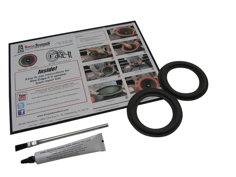 AR 1-MS 1MS AV-1 AV1 SAT 600 SAT600 Acoustic Research mid 4" foam kit FSK-4