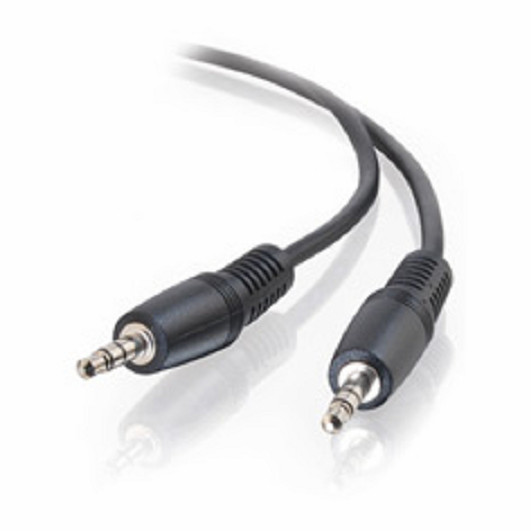 3,5 mm audio cable male-male mini-jack plug stereo 1,8 M (6′ feet) Aux.