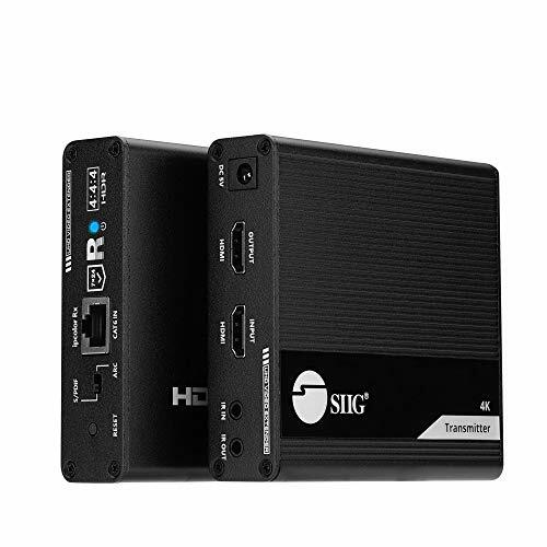 SIIG IPColor 4K HDMI 2.0 Extender Daisy Chain Transmission Kit with ARC, ESD