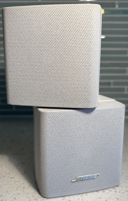 Bose Lifestyle Satellite Surround double Jewel Speaker – White color