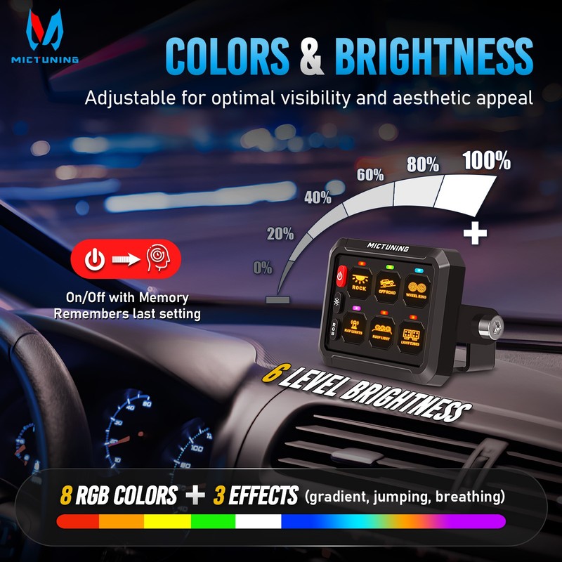 APP & Wireless Remote 6 Gang Switch Panel Circuit Relay System for Truck Marine gallery