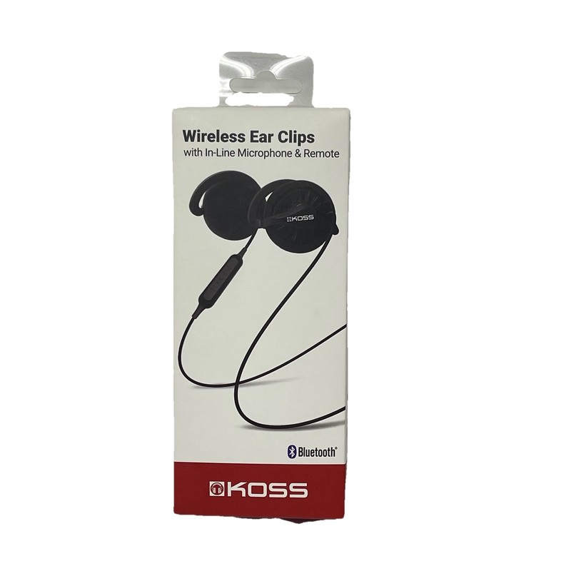 Koss KSC35 Lightweight Wireless Ear Clip Headphones and Remote