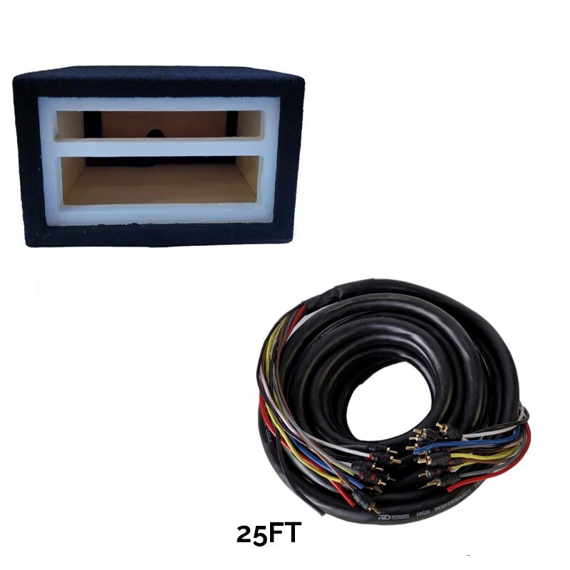 RADIO BOX FOR 1 EQUALIZERS AND 1 RADIO + PROFESSIONAL MEDUSA 10 CHANNELS-AUDIO
