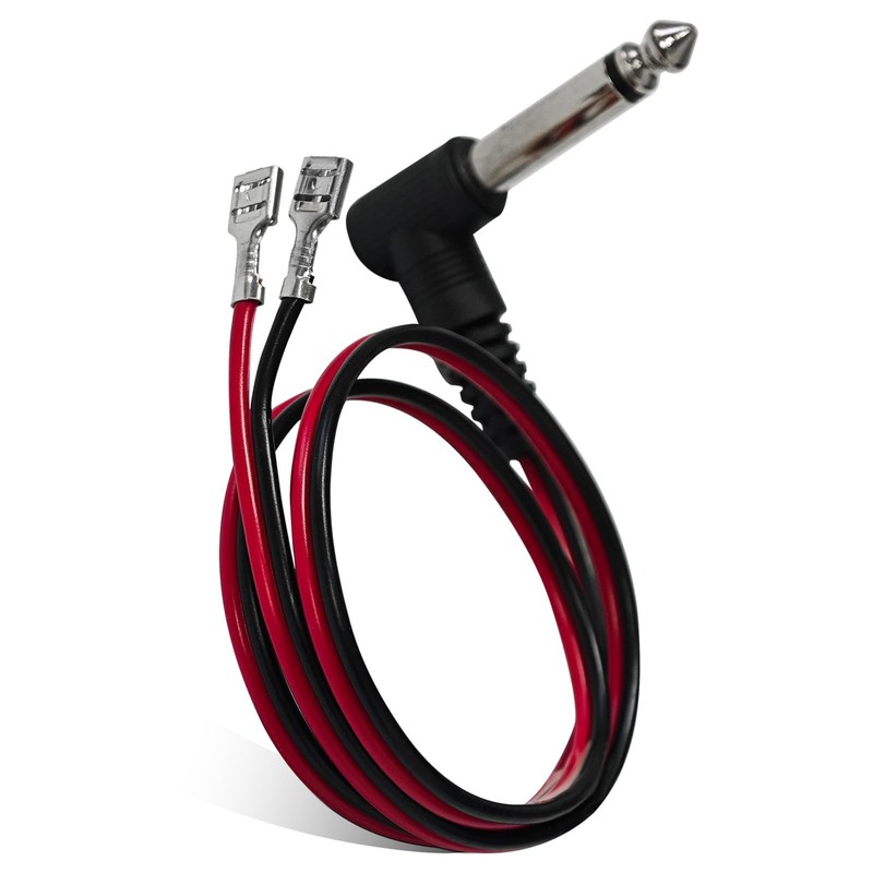 003-8566-049 Replacement 1/4-Inch Internal Speaker Cable 13.5 inches, black