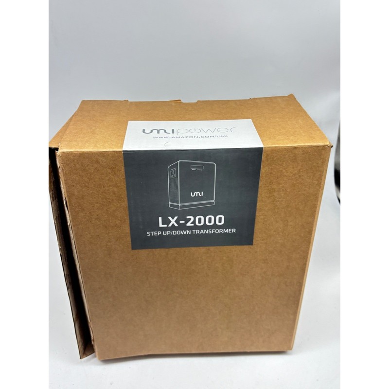 UMI Power LX-2000 Step Up Down Transformer 2000W Voltage Converter White NEW