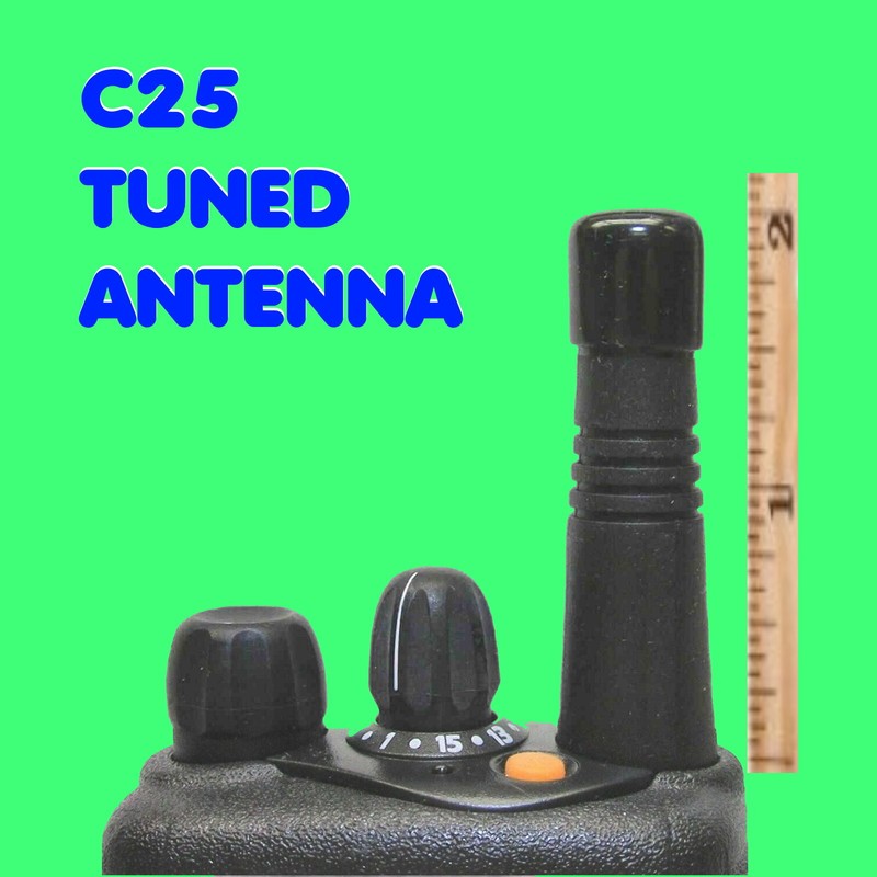 C25 UHF Stubby Antenna for Motorola P1225 GP300 PR400 SABER HT600 CP100 PRO3150