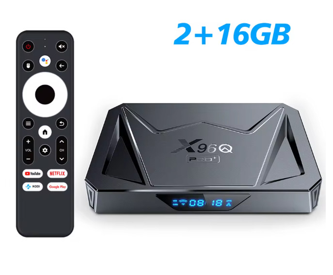 X96Q PRO+ Android 14 TV Box 4GB 32GB Allwinner H728 Quad Core 8K HD