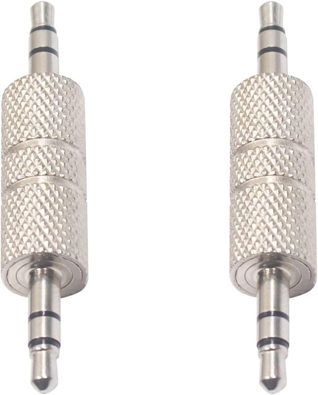 2pcs 3.5mm Stereo Male to 3.5mm Male Headphone Audio Adapter Jack Coupler8710 gallery