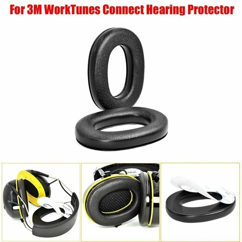 Ear Pads Replacement Cushions Earmuff For 3M WorkTunes Connect Hearing/Protector