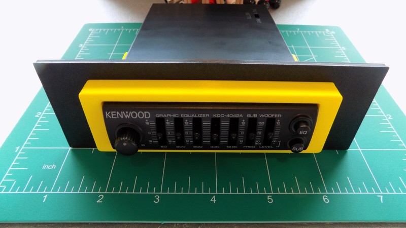 GRAPHIC EQUALIZER FACE PLATE & BEZEL BEAUTY RING EQ FITS KENWOOD KGC-4042A -4042