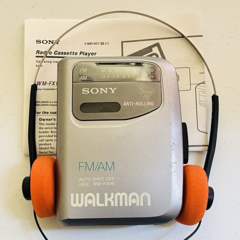???? SONY Walkman WM-FX141 Cassette Player Radio -New Belt – Reconditioned