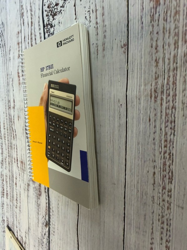 Hewlett Packard HP-17BII Financial Calculator Owner's Manual 2nd Edition 1991 gallery
