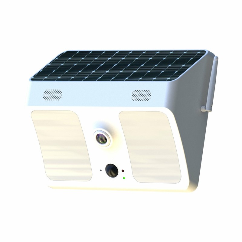 Solar Floodlight Home Security Camera Wifi 1080p 60 Days Powered Battery Life gallery