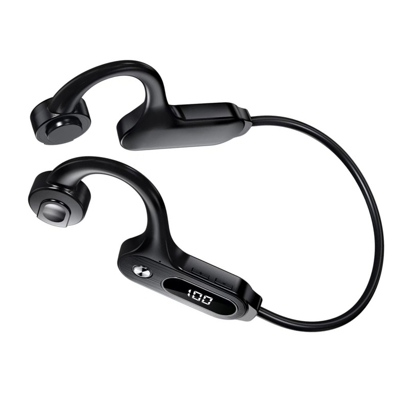 LED Display Bluetooth Headphones Travel LED Digital Screen 30 Days Brand New gallery