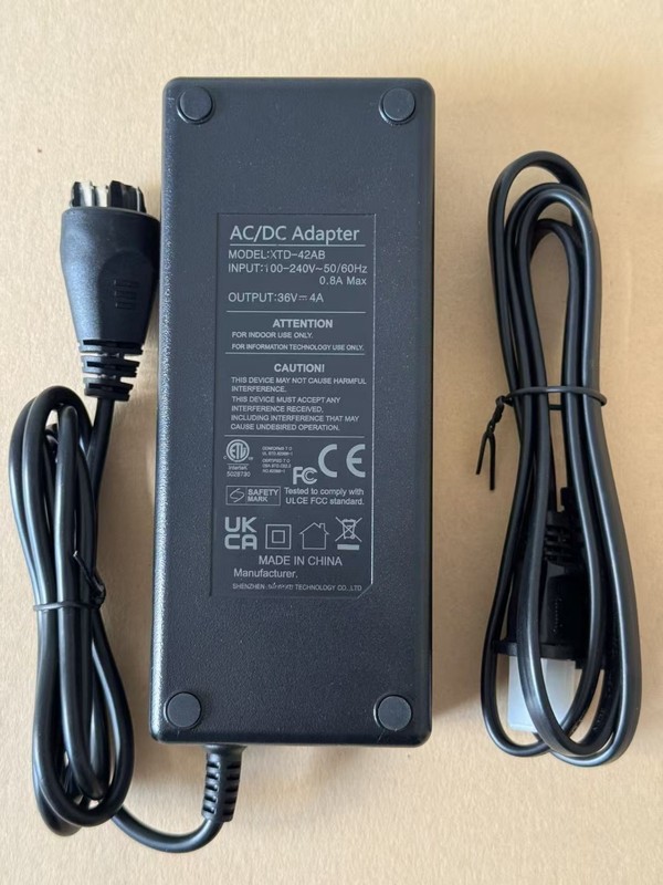 36V 4A Charger for BOSCH PowerPack 400, 500, PowerTube 400, 500, Powertube 625