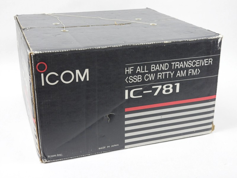 Icom IC-781 Ham Radio HF Transceiver + Manual + Box (SN 2936, excellent)