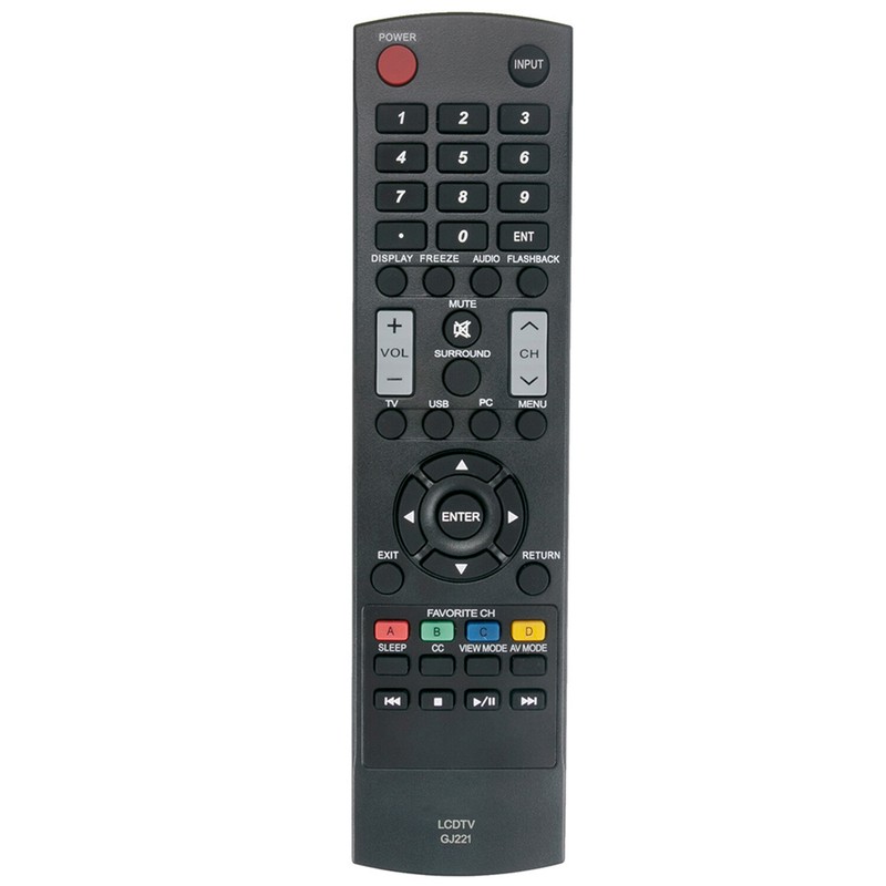 GJ221 Replace Remote for Sharp TV LC-32LE440U LC-42SV50U LC-42SV49U LC-40LE550U