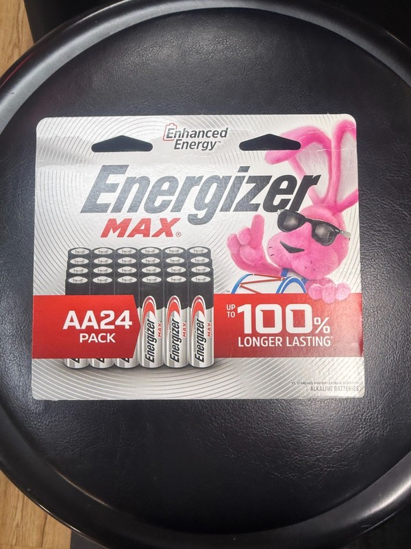 Energizer AA ( 24 PACK) Long Lasting Alkaline Batteries NEW