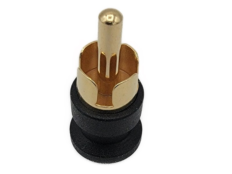 GOLD! – 40 PCS RCA SHIELDED SHORTING CAPS PLUGS RF/EMI & NOISE CANCELING