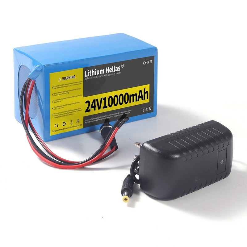 24V10Ah Rechargeable Li-ion Battery 7S4P With 29.4V Charger For DIY 24V Devices gallery