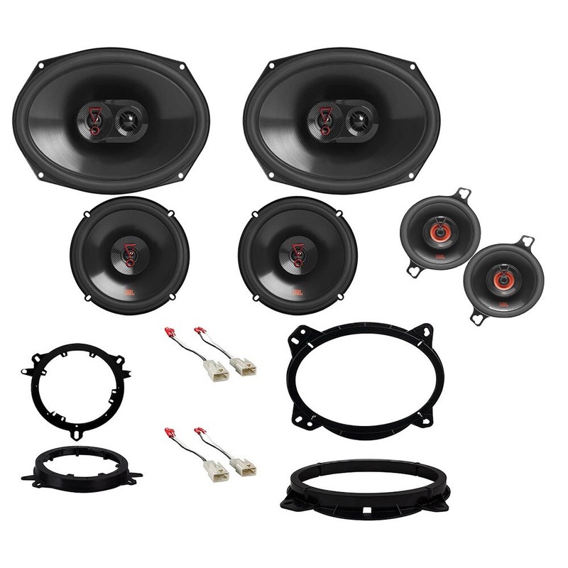 JBL STAGE3 6×9 & 6.5″ 3.5″ Dash Door Seakers & adapters for Toyota Tundra