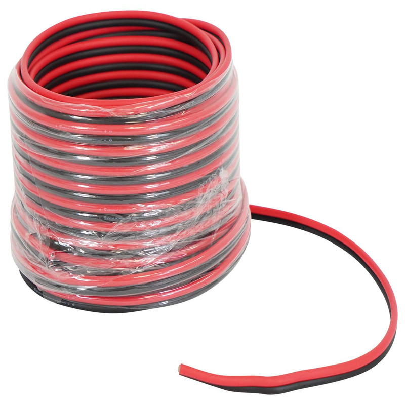 Rockville Red 14G50 14 Gauge 50 Ft Speaker Wire 100 Ofc Copper Marine Grade