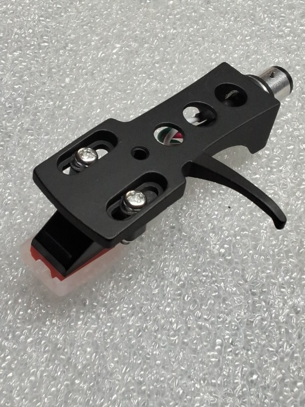 TECHNICS STYLE BLACK Headshell Cartridge COMBO with new Diamond Stylus